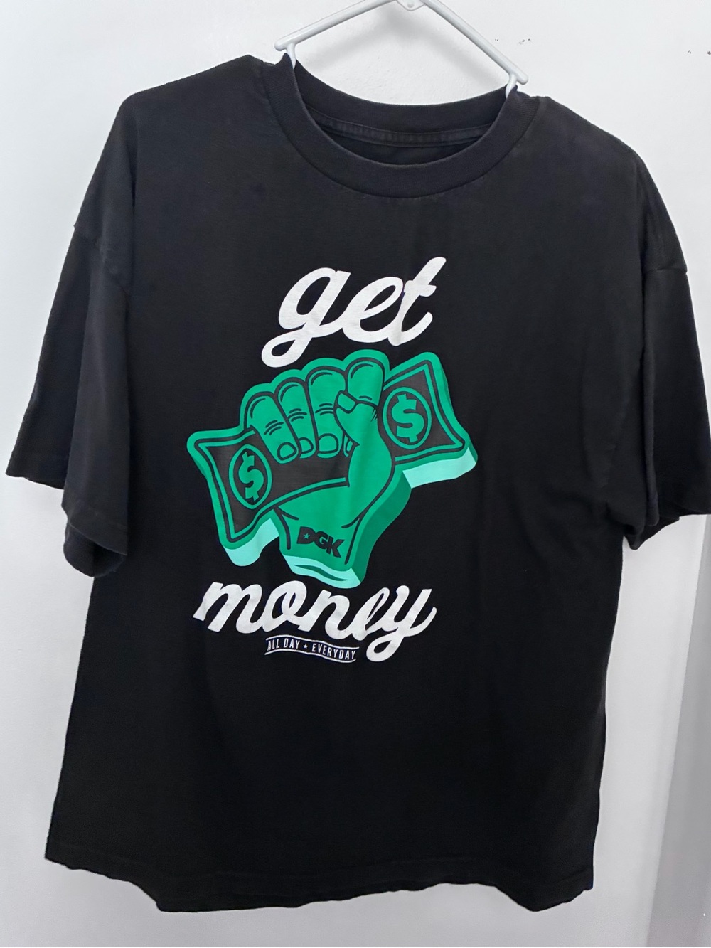 DGK Get Money Graphic Tee - Black & Green